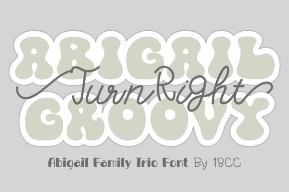 Abigail Groovy: A Playful Display Font for Editorial Impact
