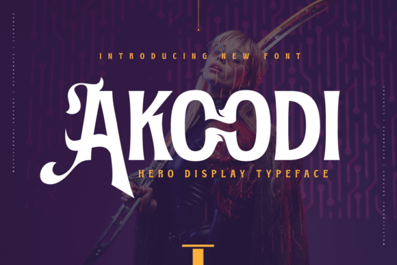 Akoodi: The Display Font That Makes Your Headlines Unmissable