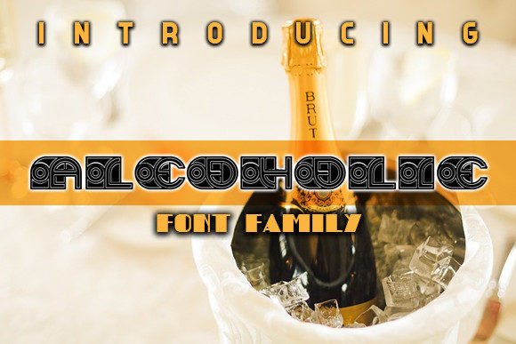Alcoholic Font: A Bold Display Typeface for Scroll-Stopping Campaigns