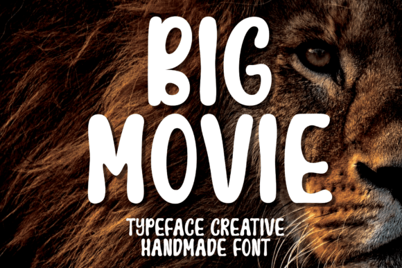 Big Movie: A Friendly Handwritten Display Font for Campaign Headlines