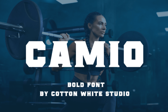 Camio: A Sporty Display Font for Dynamic Web Design