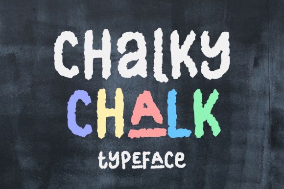Chalky Chalk: A Display Font with Editorial Warmth
