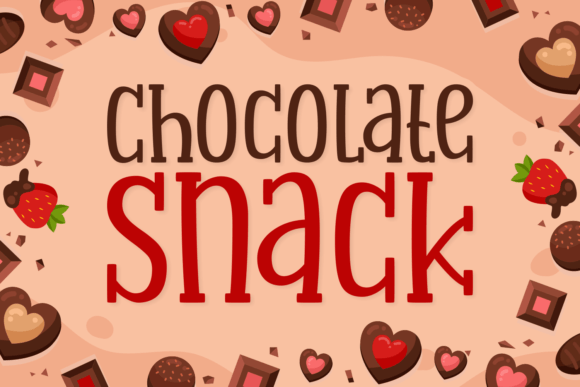 Chocolate Snack: A Joyful Display Font for Editorial Charm