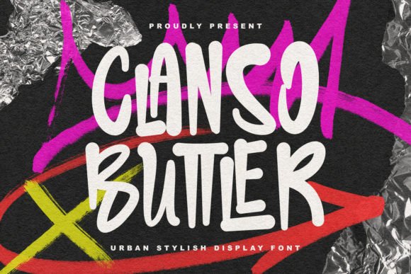 Clanso Buttler: A Display Font That Feels Like a Conversation