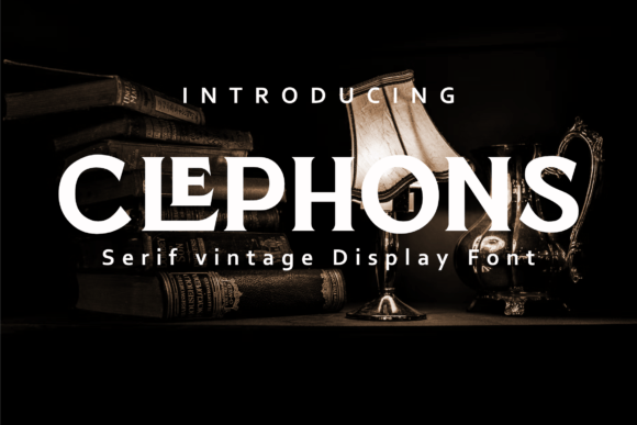 Clephons Serif Font for Handmade Labels & Invitations
