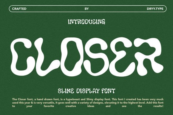 Closer: A Display Font That Demands Attention—Then Delivers