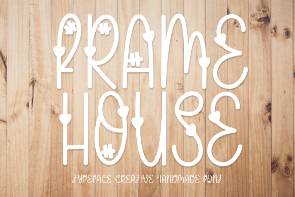 Frame House: A Sweet, Friendly Display Font for Handmade Creators