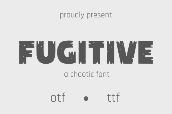 Fugitive: A Grunge Display Font That Builds Real Brand Character