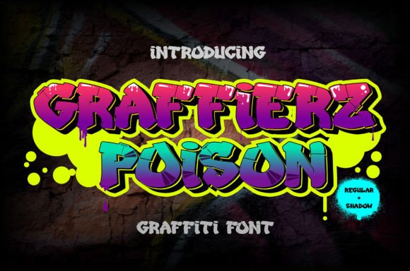 Graffierz Poison: A Bold Display Font for Standout Branding