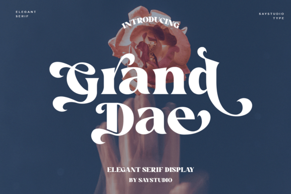 Grand Dae Display Font for Handmade Creators