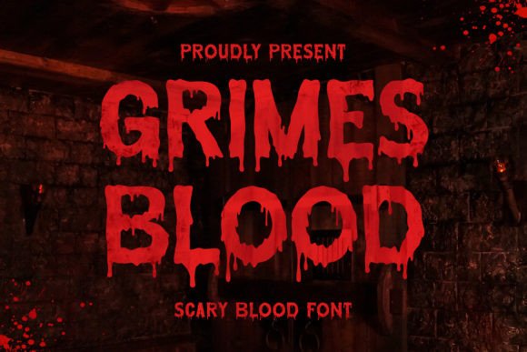 Grimes Blood: A Display Font That Bleeds Personality
