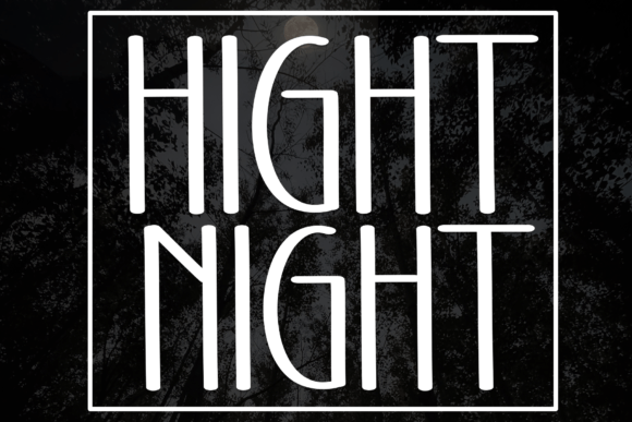 Hight Night Font: Sweet, Friendly Display Type for Handmade Creators