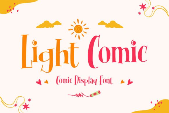 Light Comic: A Cheerful Display Font for Digital Brands