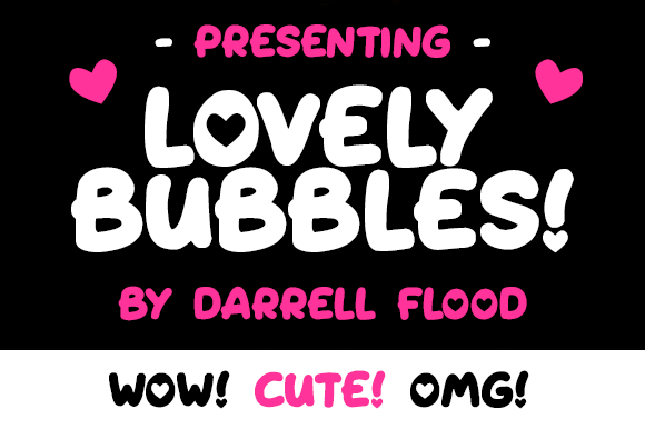 Lovely Bubbles: A Playful Display Font for Friendly Digital Experiences