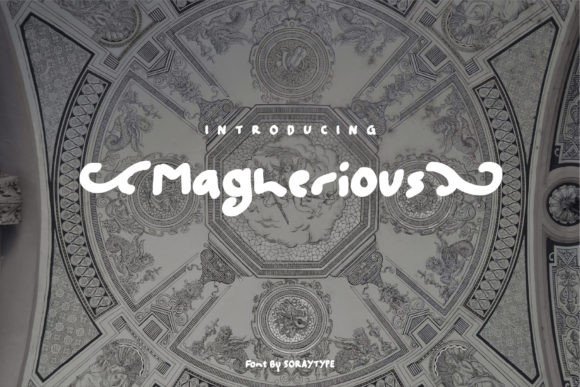 Magherious: A Handmade Display Font with Editorial Warmth