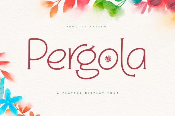 Pergola: A Playful Display Font for Editorial Charm