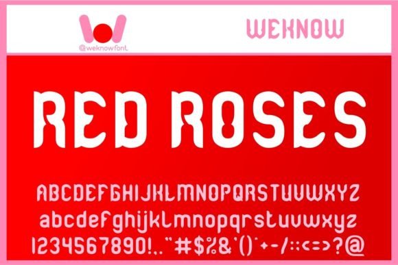 Red Roses: A Gothic Display Font with Editorial Grace