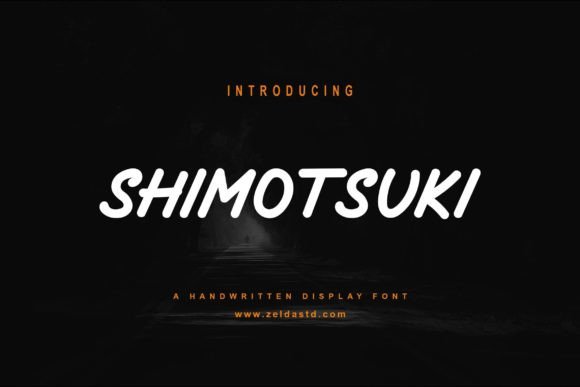 Shimotsuki: A Handwritten Display Font That Feels Like Real Ink