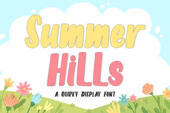 Summer Hills: A Playful Display Font That Feels Like Sunlight on Paper
