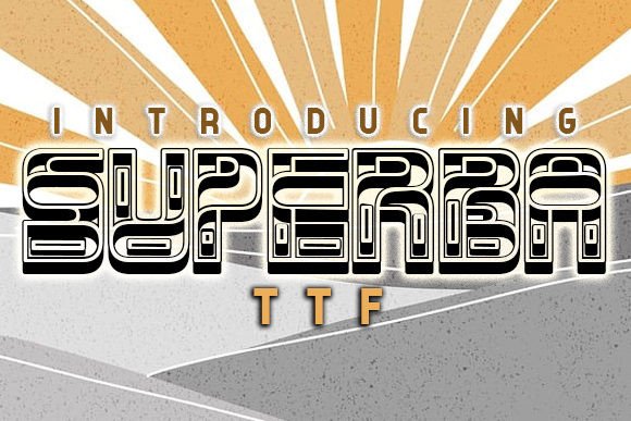 Superba: A Romantic 3D Display Typeface That Elevates Small Business Branding