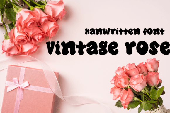 Vintage Rose Handwritten Font for Web Design