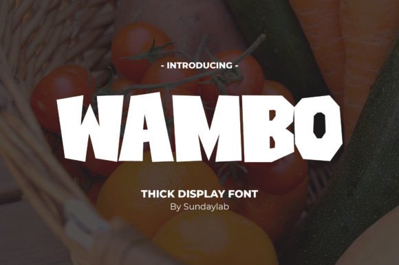 Wambo: A Bold Display Font for Confident Digital Headlines
