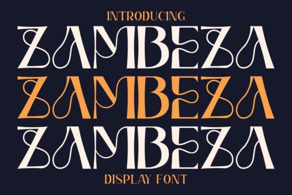Zambeza: A Display Font That Makes Your Headlines Instantly Recognizable